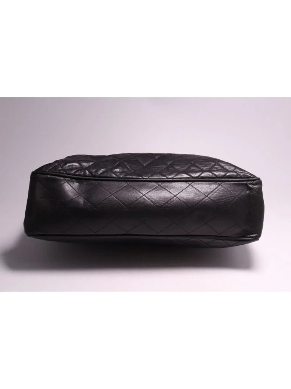 Chanel 0 Lambskin Chain Tote